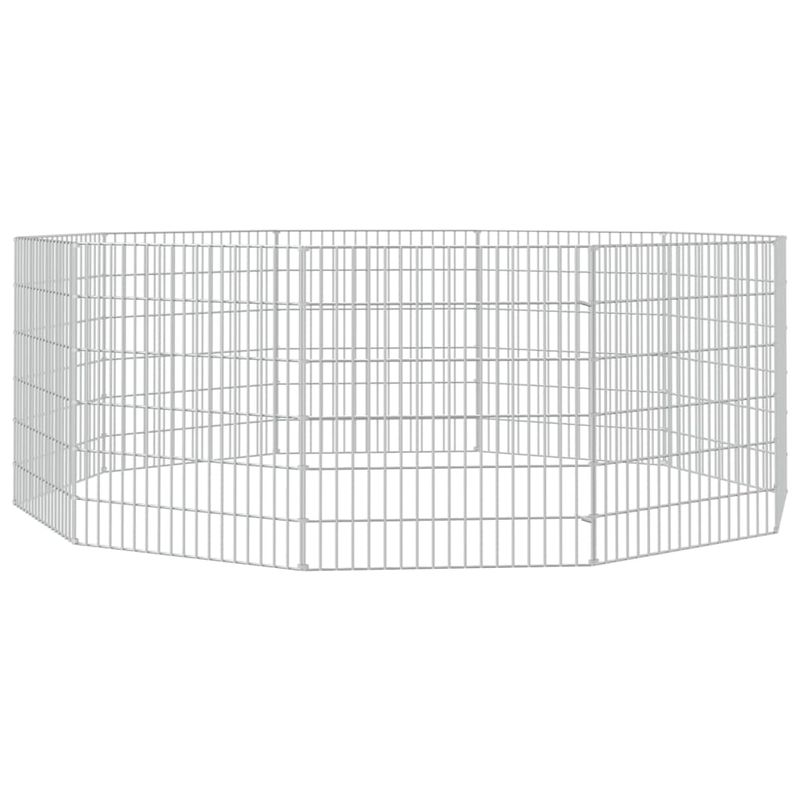 vidaXL enclos pour animaux Fer