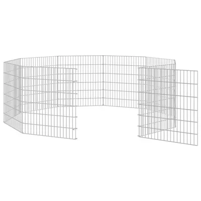 vidaXL enclos pour animaux Fer