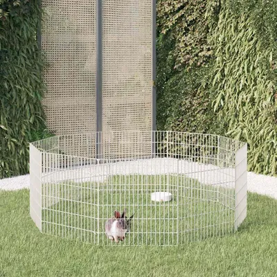 vidaXL enclos pour animaux Fer