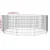 vidaXL enclos pour animaux Fer