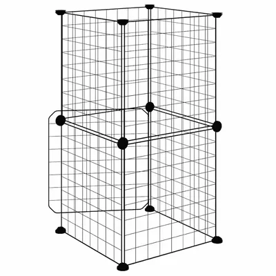 vidaXL cage pour animaux de compagnie Acier
