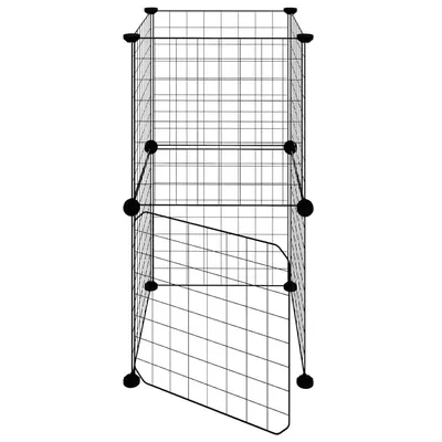 vidaXL cage pour animaux de compagnie Acier