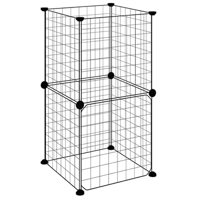 vidaXL cage pour animaux de compagnie Acier