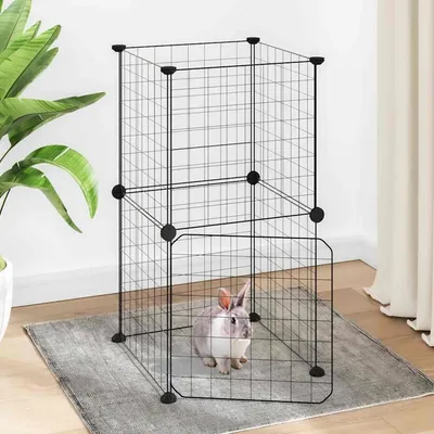 vidaXL cage pour animaux de compagnie Acier vidaXL cage pour animaux de compagnie Acier