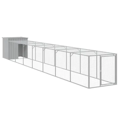 vidaXL cage à poules Acier
