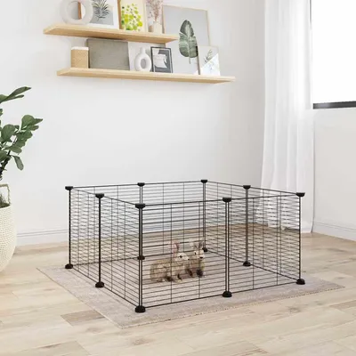 vidaXL cage pour animaux de compagnie Acier