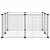 vidaXL cage pour animaux de compagnie Acier