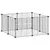 vidaXL cage pour animaux de compagnie Acier