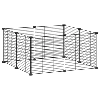 vidaXL cage pour animaux de compagnie Acier