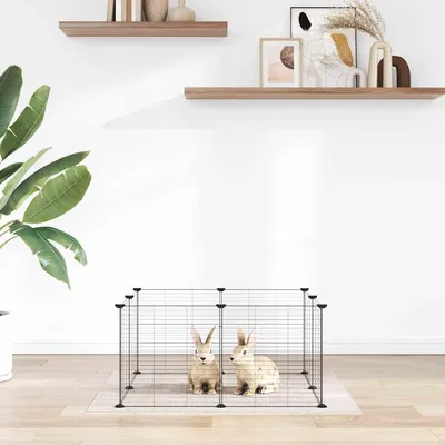 vidaXL cage pour animaux de compagnie Acier vidaXL cage pour animaux de compagnie Acier