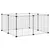 vidaXL cage pour animaux de compagnie Acier vidaXL cage pour animaux de compagnie Acier