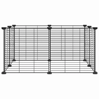 vidaXL cage pour animaux de compagnie Acier