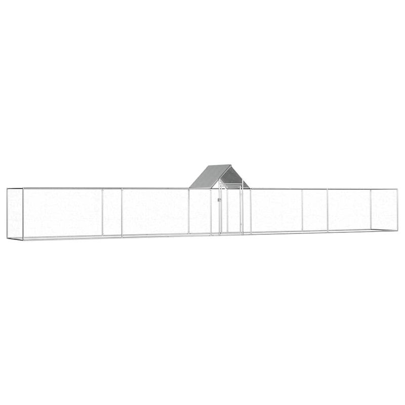 vidaXL poulailler Acier