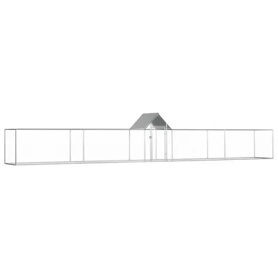 vidaXL poulailler Acier