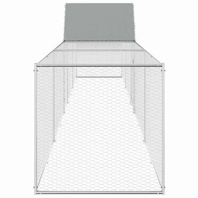 vidaXL poulailler Acier