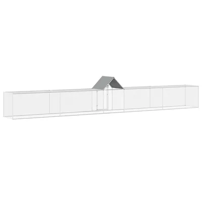 vidaXL poulailler Acier