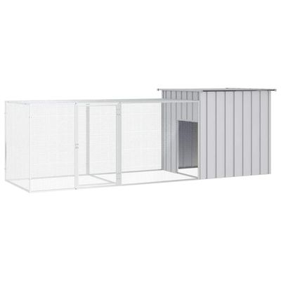 vidaXL cage à poules Acier