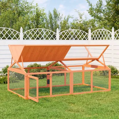 vidaXL enclos Bois de pin