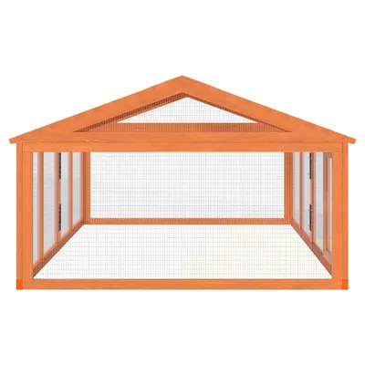 vidaXL enclos Bois de pin