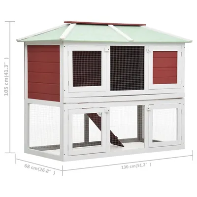 vidaXL cage pour animaux Bois