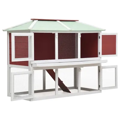 vidaXL cage pour animaux Bois