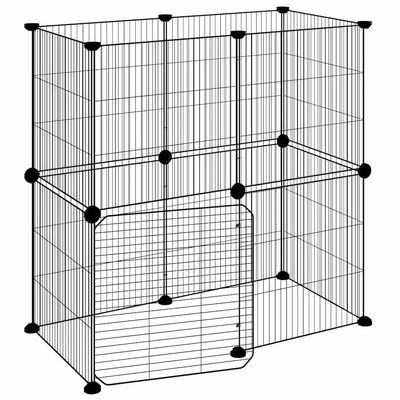 vidaXL cage pour animaux de compagnie Acier