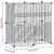 vidaXL cage pour animaux de compagnie Acier