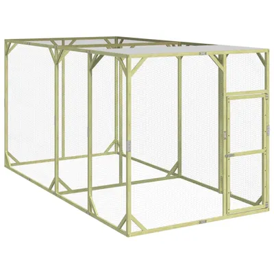 vidaXL poulailler Bois de pin