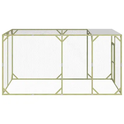 vidaXL poulailler Bois de pin