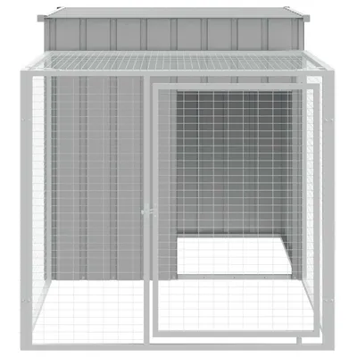 vidaXL cage à poulet Acier