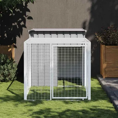 vidaXL cage à poulet Acier