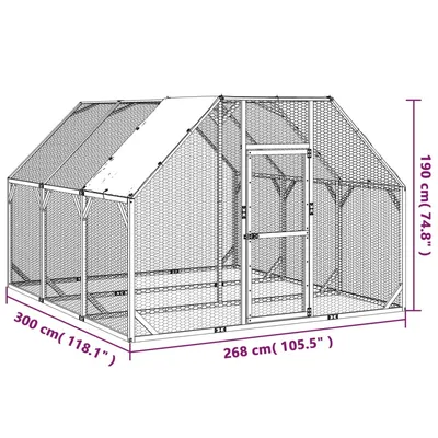 vidaXL poulailler Bois de pin