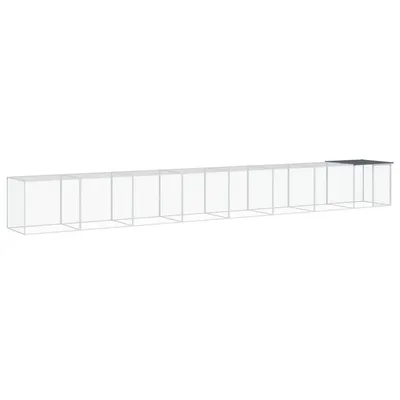 vidaXL cage à poules Acier