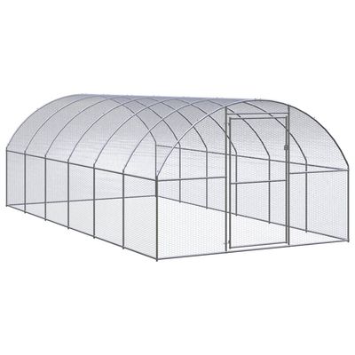 vidaXL poulailler Acier