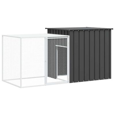 vidaXL cage pour lapins Acier