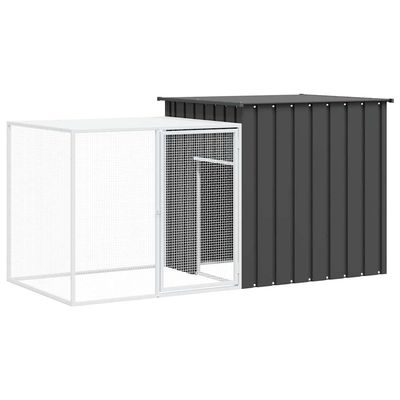 vidaXL cage pour lapins Acier
