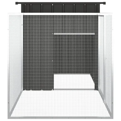 vidaXL cage pour lapins Acier