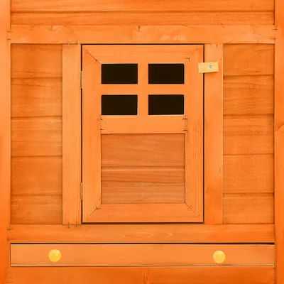 vidaXL clapier Bois