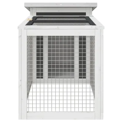 vidaXL clapier Bois de pin