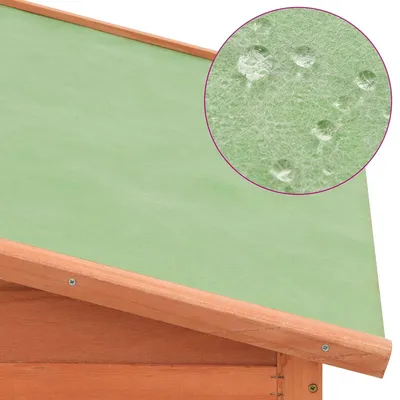 vidaXL poulailler Bois