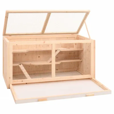 vidaXL cage à hamster Bois