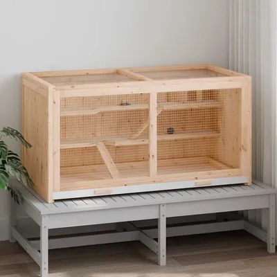 vidaXL cage à hamster Bois