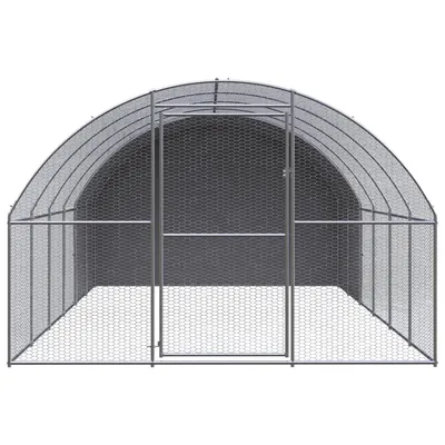 vidaXL poulailler Acier