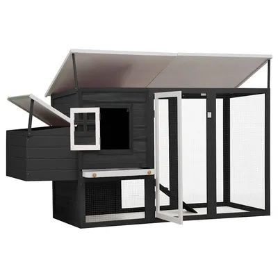 vidaXL poulailler Bois