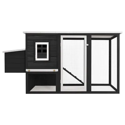 vidaXL poulailler Bois