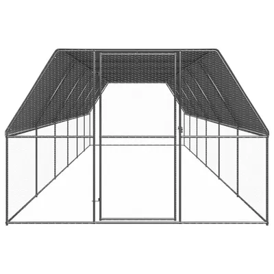 vidaXL cage à poules Acier