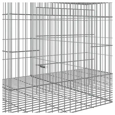 vidaXL cage à lapin Fer