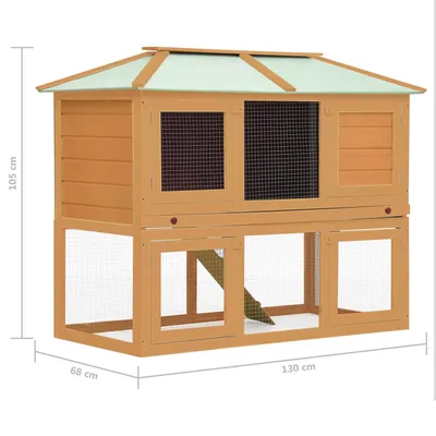 vidaXL cage pour animaux Bois