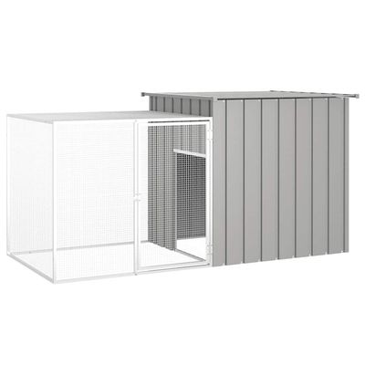 vidaXL cage à poules Acier