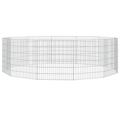 vidaXL enclos pour animaux Fer